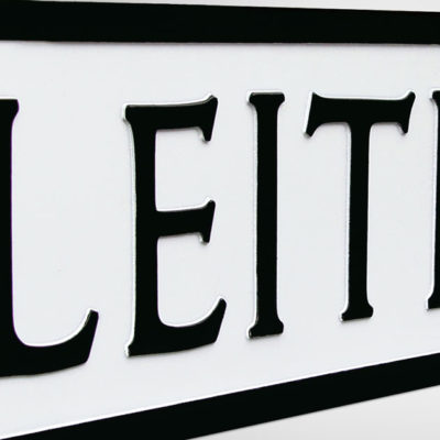 Leith Street Signs Detail