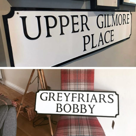 Custom-Made Edinburgh Street Signs