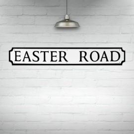 Easter Road Street Sign